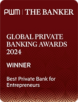 Best Private Bank for Entrepreneurs, global